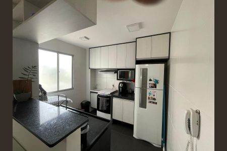 Cozinha de apartamento à venda com 2 quartos, 54m² em Parque das Cachoeiras, Campinas