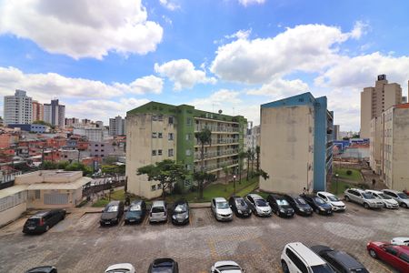 Sala Vista  de apartamento à venda com 2 quartos, 52m² em Vila Euclides, São Bernardo do Campo