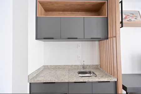 Studio à venda com 26m², 1 quarto e sem vagaCozinha