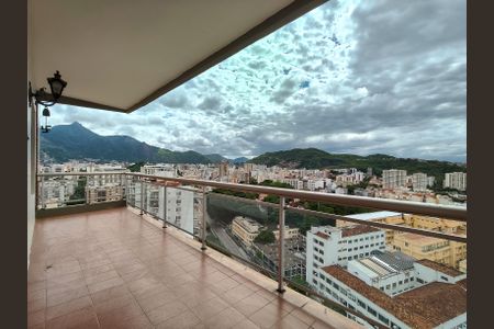 Varanda da Sala de apartamento para alugar com 3 quartos, 142m² em Maracanã, Rio de Janeiro