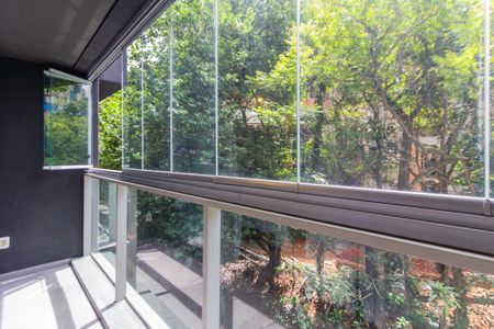 Vista/Varanda de kitnet/studio para alugar com 1 quarto, 25m² em Cerqueira César, São Paulo