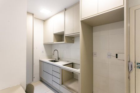 Cozinha de apartamento para alugar com 1 quarto, 46m² em Chácara Califórnia, São Paulo