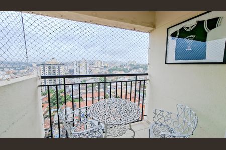 Varanda da Sala de apartamento à venda com 2 quartos, 57m² em Vila Rosalia, Guarulhos
