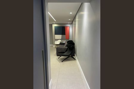 Sala de apartamento à venda com 3 quartos, 96m² em Vila Scarpelli, Santo André