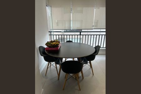 Sala de jantar de apartamento à venda com 3 quartos, 96m² em Vila Scarpelli, Santo André