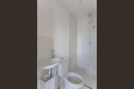 Banheiro de kitnet/studio para alugar com 1 quarto, 20m² em Vila Dom Pedro I, São Paulo