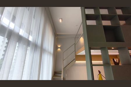 Studio à venda com 58m², 2 quartos e 1 vagaAcesso ao mezanino