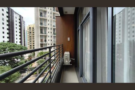 Studio à venda com 58m², 2 quartos e 1 vagaVaranda