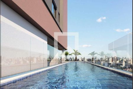 Studio à venda com 58m², 2 quartos e 1 vagaPiscina