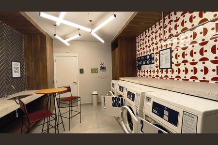 Studio à venda com 58m², 2 quartos e 1 vagaLavanderia