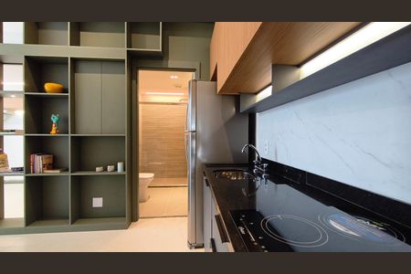 Studio à venda com 58m², 2 quartos e 1 vagaCozinha