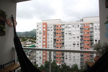 Varanda de apartamento à venda com 2 quartos, 55m² em Gardênia Azul, Rio de Janeiro