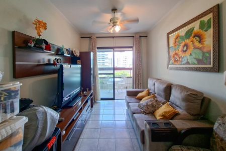 Sala de apartamento para alugar com 2 quartos, 87m² em Guilhermina, Praia Grande