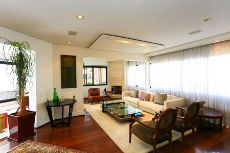 Sala de apartamento à venda com 4 quartos, 350m² em Paraíso do Morumbi, São Paulo