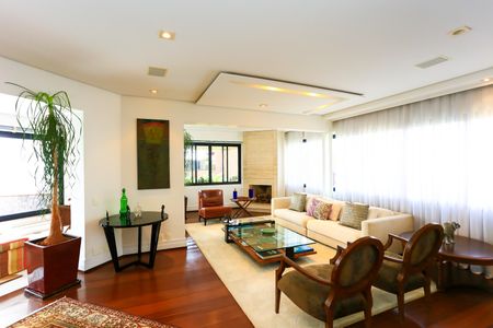 Sala de apartamento à venda com 4 quartos, 350m² em Paraíso do Morumbi, São Paulo