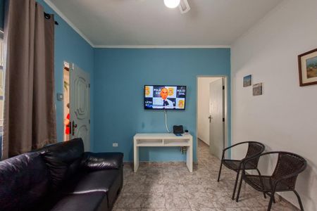 Sala de casa para alugar com 2 quartos, 215m² em Maracanã, Praia Grande