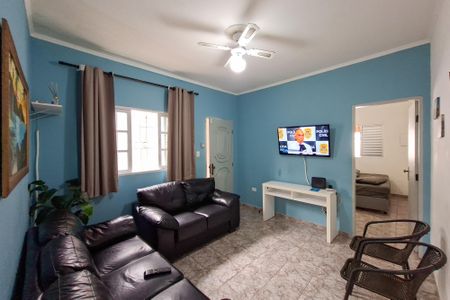 Sala de casa para alugar com 2 quartos, 215m² em Maracanã, Praia Grande