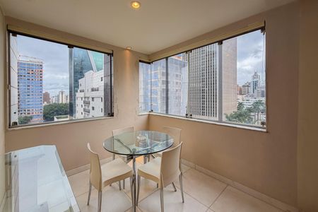 Varanda de apartamento à venda com 4 quartos, 140m² em Santo Agostinho, Belo Horizonte