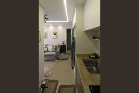 Apartamento à venda com 38m², 2 quartos e 1 vagaCozinha e Área de Serviço