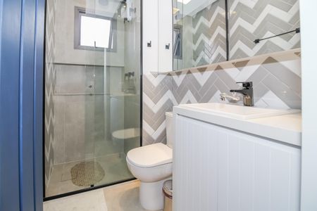 Apartamento à venda com 147m², 3 quartos e 3 vagasBanheiro da Suíte 2