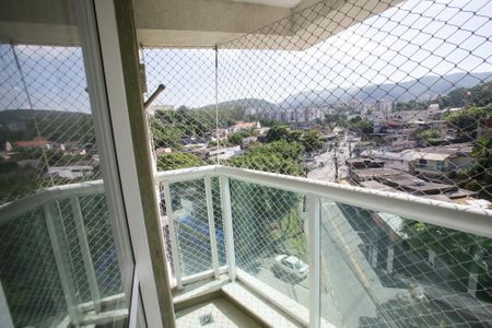 Varanda da Sala de apartamento à venda com 3 quartos, 66m² em Pechincha, Rio de Janeiro
