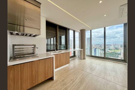 Varanda gourmet de apartamento à venda com 3 quartos, 257m² em Cambuí, Campinas