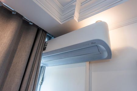 Ar condicionado de apartamento para alugar com 3 quartos, 110m² em Gonzaga, Santos