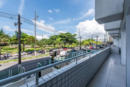 Varanda de apartamento para alugar com 3 quartos, 110m² em Gonzaga, Santos