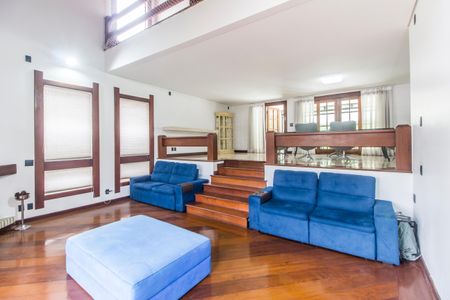 Sala  de casa de condomínio à venda com 5 quartos, 800m² em Residencial Zero (tambore), Santana de Parnaíba
