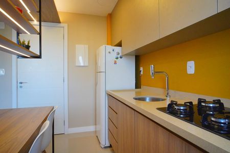 Cozinha  de kitnet/studio para alugar com 1 quarto, 30m² em Farroupilha, Porto Alegre