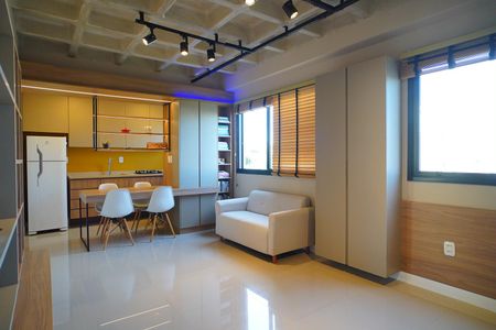 Studio para alugar com 30m², 1 quarto e 1 vagaSala _Quarto