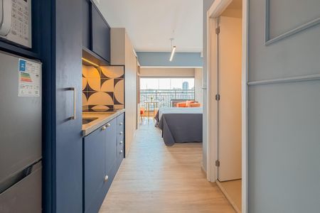 Studio para alugar com 25m², 1 quarto e sem vagaCozinha