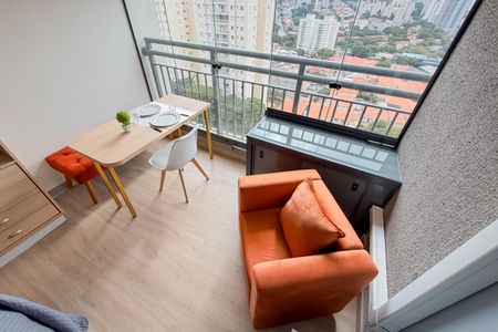 Studio para alugar com 25m², 1 quarto e sem vagaVaranda