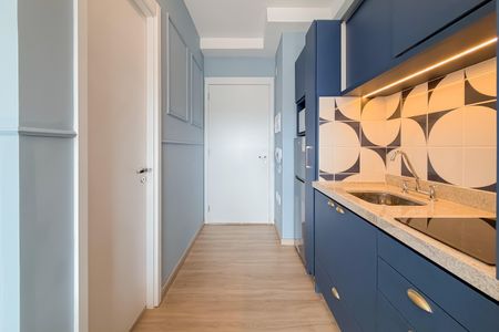 Studio para alugar com 25m², 1 quarto e sem vagaCozinha