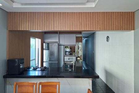 Cozinha  de casa para alugar com 2 quartos, 150m² em Nova Mirim, Praia Grande