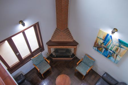 Casa de condomínio para alugar com 377m², 3 quartos e 5 vagasVista da sala - Andar superior