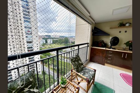 Varanda da Sala de apartamento à venda com 2 quartos, 65m² em Jardim Flor da Montanha, Guarulhos