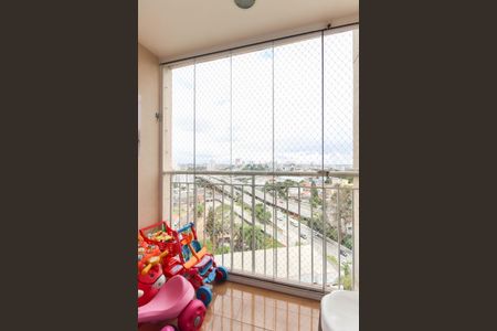 Varanda da Sala de apartamento para alugar com 2 quartos, 52m² em Vila Santana, São Paulo