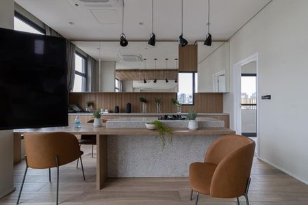 Studio para alugar com 25m², 1 quarto e sem vagaÁrea comum - Salão de festas