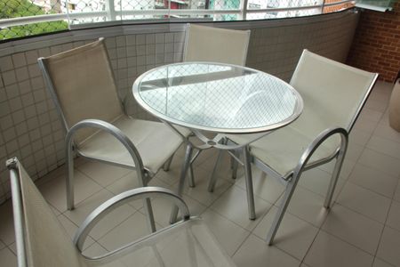 Varanda da Sala de apartamento para alugar com 3 quartos, 200m² em Gonzaga, Santos