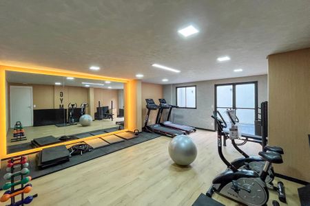 Apartamento para alugar com 37m², 2 quartos e sem vaga Apartamento para alugar com 37m², 2 quartos e sem vagaAcademia