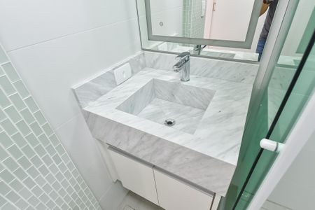 Apartamento à venda com 110m², 3 quartos e sem vagaBanheiro da suíte