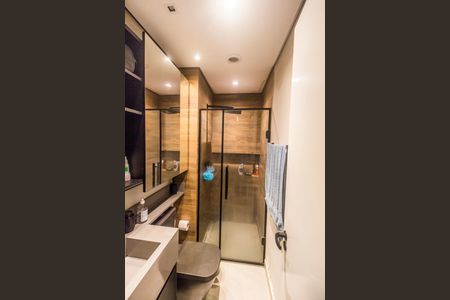 Apartamento à venda com 54m², 1 quarto e 2 vagasBanheiro da Suíte