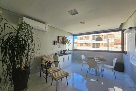 Sala de apartamento para alugar com 1 quarto, 53m² em Jardim Praiano, Guarujá