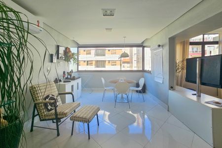 Sala de apartamento para alugar com 1 quarto, 53m² em Jardim Praiano, Guarujá