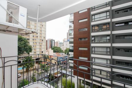 Varanda do Quarto 1 de apartamento à venda com 2 quartos, 40m² em Jardins, São Paulo