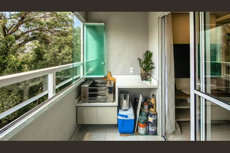 Varanda da Sala de apartamento à venda com 2 quartos, 45m² em Jurubatuba, São Paulo