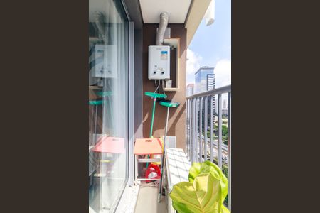 Studio - Varanda de kitnet/studio para alugar com 0 quarto, 26m² em Vila Cordeiro, São Paulo