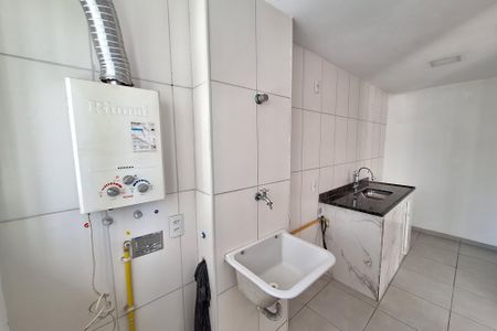 Cozinha de apartamento para alugar com 2 quartos, 53m² em Chácaras Rio-petrópolis, Duque de Caxias