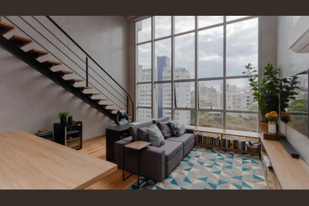 Apartamento à venda com 72m², 1 quarto e 2 vagasSala